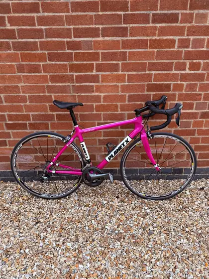 Pink Planet X road bike